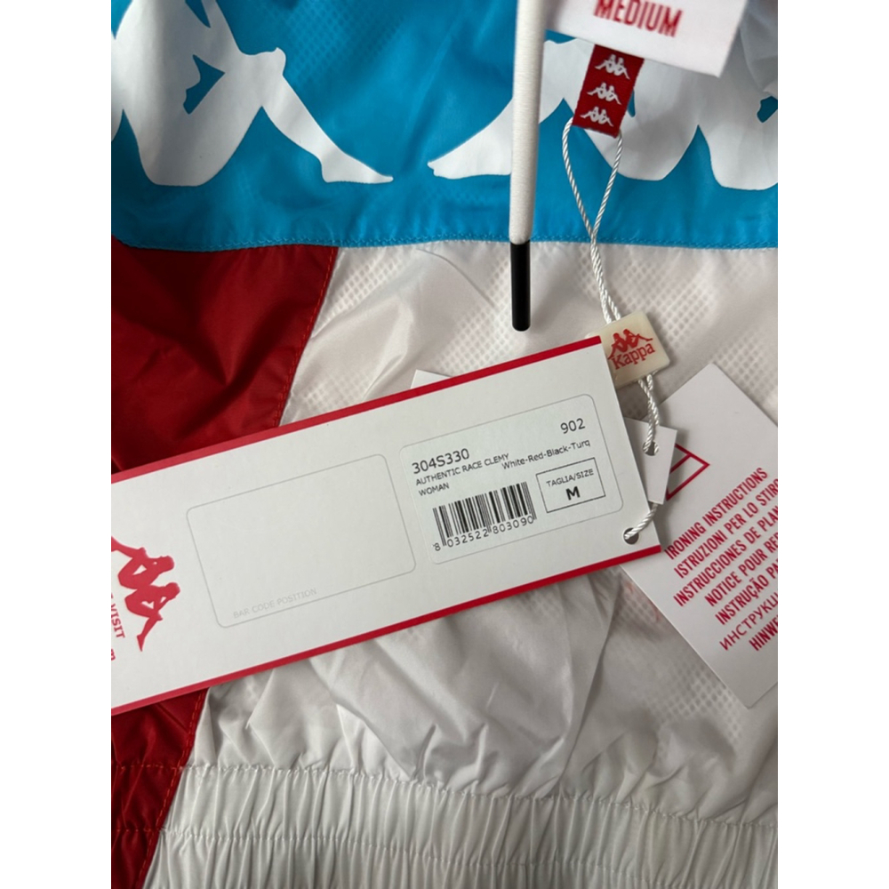 KAPPA NWT women’s red, white, and turquoise authentic race clemy - Picture 4 of 8